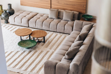 Berber Beni Mrirt Blocks MEB-006 Vloerkledenwinkel