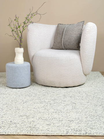 Laagpolig vloerkleed MOMO Rugs Drops Light Grey Vloerkledenwinkel