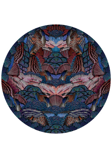 Laagpolig vloerkleed Moooi Carpets Calligraphy Bird