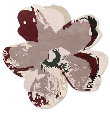 Vloerkleed Ted Baker Shaped Magnolia Burgundy 162303