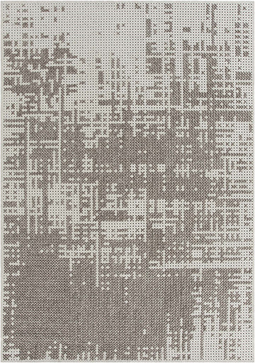 Vloerkleed GAN Canevas Abstract Silver