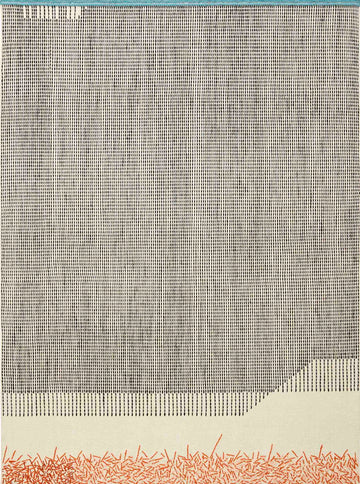 Vloerkleed GAN Backstitch Calm Brick