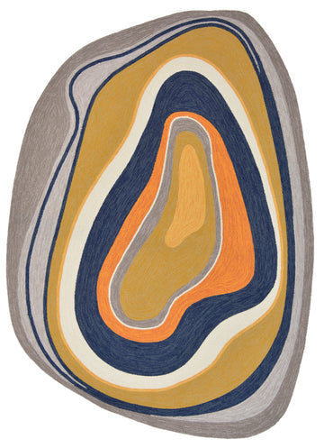 Vloerkleed Brink en Campman Habitat Aura Ochre Outdoor 477306