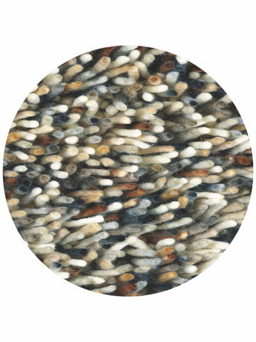 Rond vloerkleed Brink en Campman Rocks Mix 70401