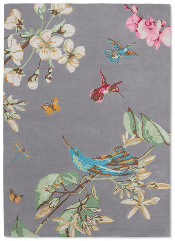 Vloerkleed Wedgewood Hummingbird Grey 037804