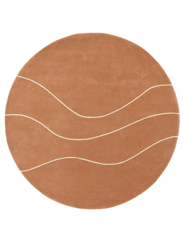 Vloerkleed Abstract en verfijnd Flow of Nature Rond
