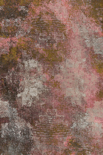 Laagpolig vloerkleed Moooi Carpets Erosion Rosegold
