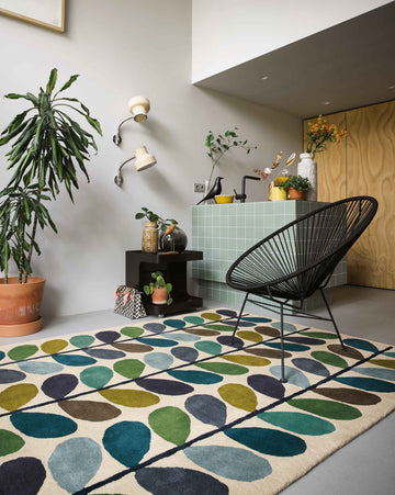 Laagpolig vloerkleed Orla Kiely Multi Stem 59507