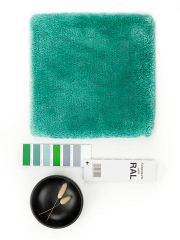 Vloerkleed MOMO Rugs Naturais Smooth Dark Cyan