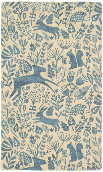 Vloerkleed Scion Kelda Cobalt 23508