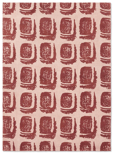 Vloerkleed Ted Baker Woodblock Red 163003