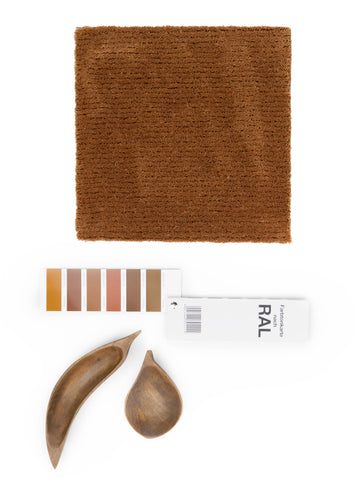 Vloerkleed MOMO Rugs Naturais Bright H/L Milk Chocolate