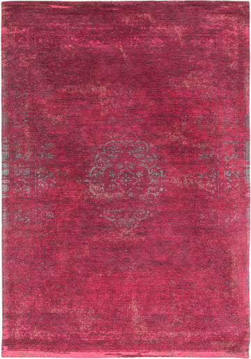 Vintage vloerkleed Louis de Poortere 8260 Fading World Medallion Scarlet
