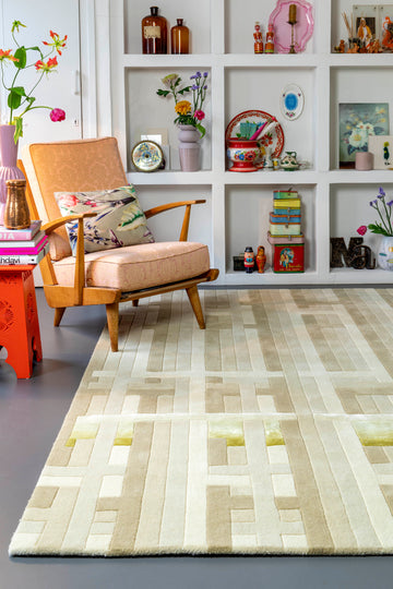 MOMO Rugs Designer Marie-Gon Ministeck Lime Hint