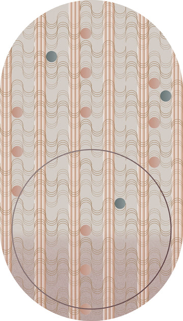 Laagpolig vloerkleed Moooi Carpets Swell Sunstone