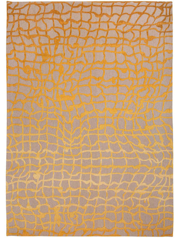 Vloerkleed Louis de Poortere Dedalo Mad Men 9205 Yellow Scarab