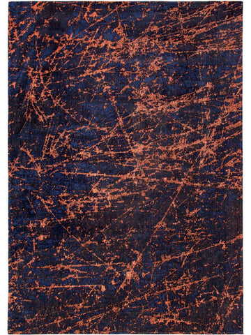Vloerkleed Louis de Poortere Stellar Mad Men 9217 Blue Star