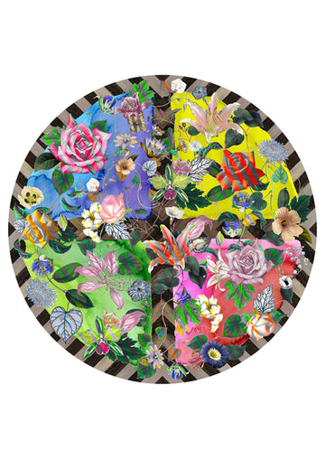 Laagpolig vloerkleed Moooi Carpets Malmaison Berlingot