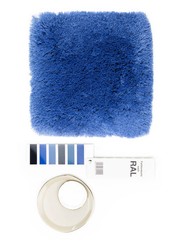 Vloerkleed MOMO Rugs Naturais Bright H/L Jeans Blue