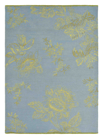 Laagpolig vloerkleed Wedgwood Tonquin Blue 37008