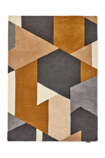 Vloerkleed Harlequin Popova Caramel Slate Shell 143101