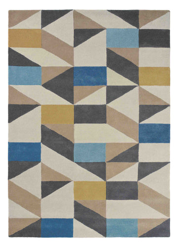 Laagpolig vloerkleed Scion Nuevo Indigo 26108