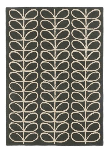 Laagpolig vloerkleed Orla Kiely Lineair Stem Slate 60505