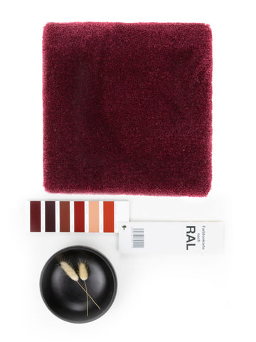 Vloerkleed MOMO Rugs Naturais Smooth Royal Red