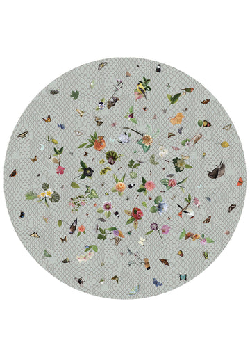 Laagpolig vloerkleed Moooi Carpets Garden of Eden Light Grey