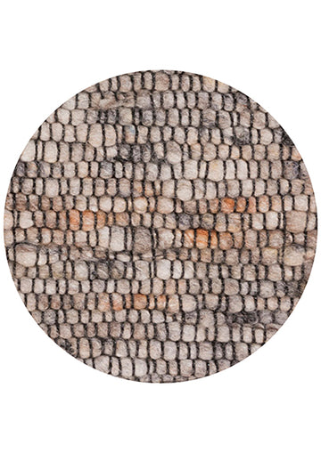 Rond vloerkleed De Munk Carpets Diamante 06