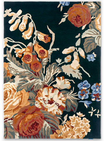 Vloerkleed Sanderson Stapleton Park Navy Burnt Orange 45318