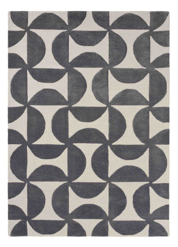 Laagpolig vloerkleed Scion Forma Liquorice 26205