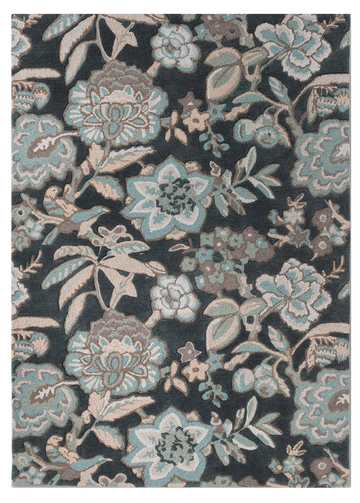 Vloerkleed Sanderson Indra Charcoal 145804