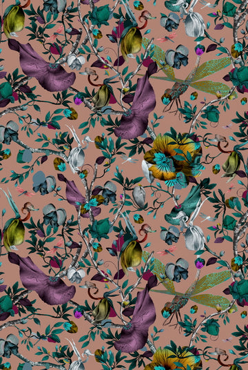 Laagpolig vloerkleed Moooi Carpets Biophilla Nude
