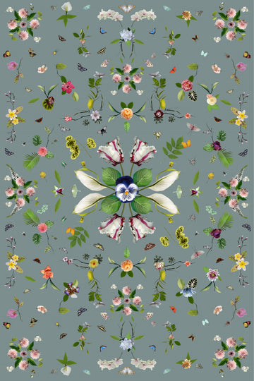 Laagpolig vloerkleed Moooi Carpets Garden of Eden Grey