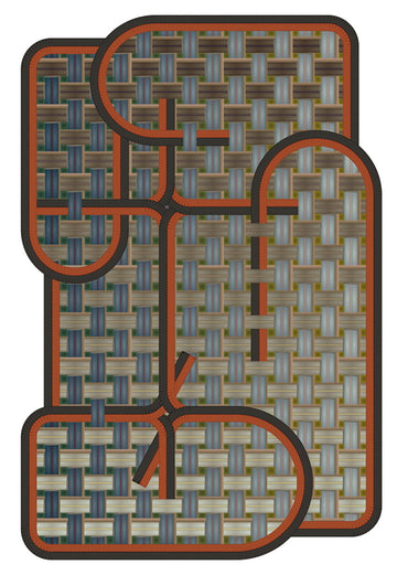 Laagpolig vloerkleed Moooi Carpets Tangle Menjangan
