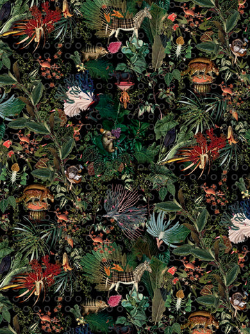 Laagpolig vloerkleed Moooi Carpets Menegerie of Extinct Animals Raven