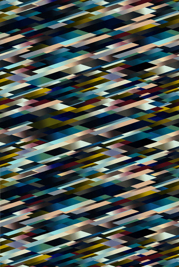 Laagpolig vloerkleed Moooi Carpets Diagonal Gradient Dark