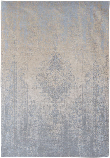 Laagpolig vloerkleed Louis de Poortere 8633 world fading generation Beige Sky