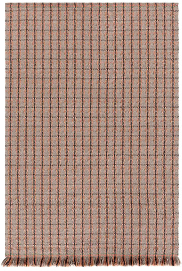 Vloerkleed GAN Garden Layers Checks Terracotta