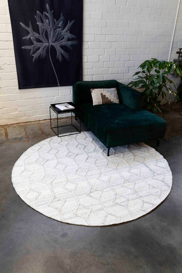 Rond vloerkleed Matta Rombe