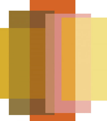 Laagpolig vloerkleed Moooi Carpets Blended 5 Colours Candy Orange