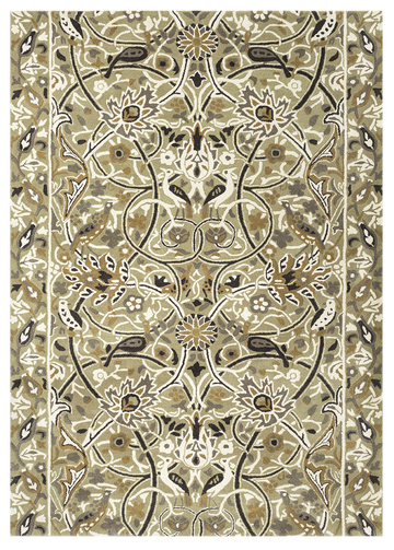 Vloerkleed Morris & Co Bullerswood Stone Mustard 127301