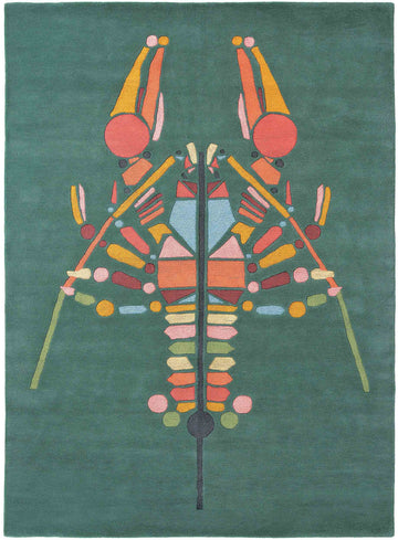 Vloerkleed Ted Baker Emerging Lobster Green 160407