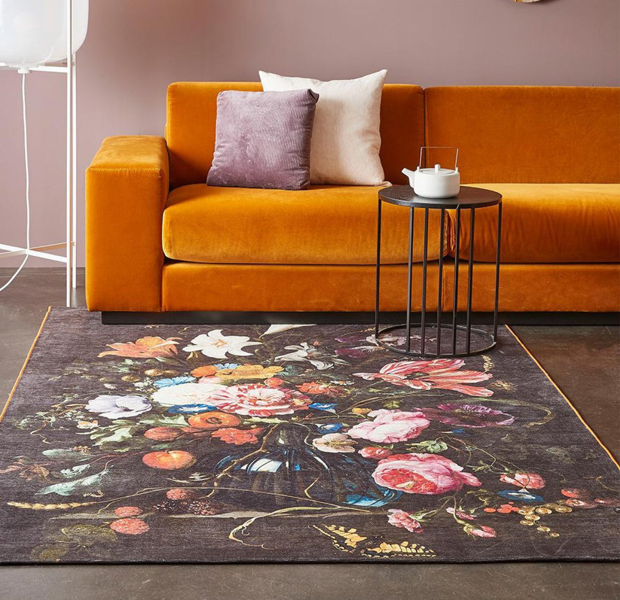 Bloemen vloerkleed