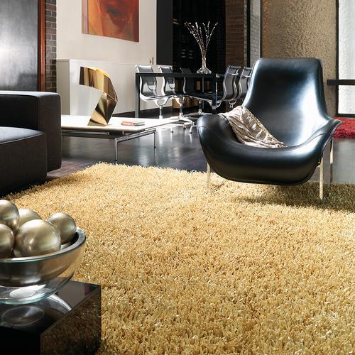 Goud vloerkleed