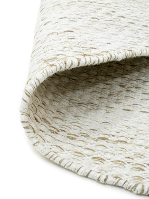 Vloerkleed MOMO Rugs Vaasa White Natural Rond