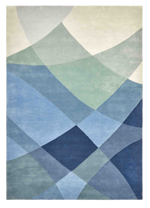 Vloerkleed Rhythmic Tides Indigo (staal)