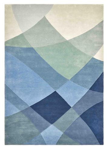 Vloerkleed Rhythmic Tides Indigo (staal)