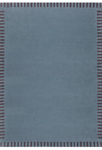 Modern vloerkleed Edge (staal)